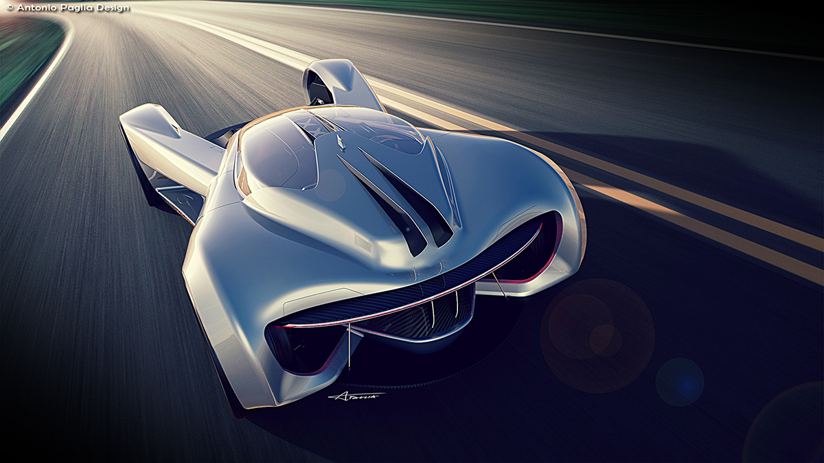 V series，Super electric sports car，conceptual design，